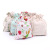 Printed Cotton and Linen Travel Storage Drawstring Pocket Drawstring Pull String Toy Clothes Tea Buggy Bag
