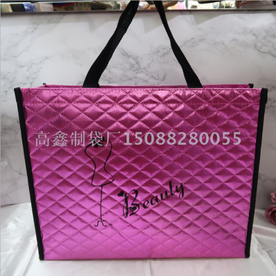 Laser non - woven bag - made waterproof film - coated bag - grade handbag BBB 0 bag - made environmental protection bag