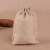 Small Sack Wholesale Customized Environmental Protection Storage Drawstring Drawstring Bag Jewelry Natural Color Sack 10x14