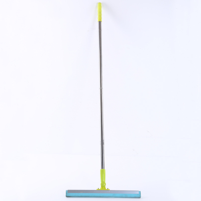 Magic floor wiper sweepers the floor with water to scrape the broom to clean the bathroom