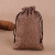 Small Sack Wholesale Customized Environmental Protection Storage Drawstring Drawstring Bag Jewelry Natural Color Sack 10x14