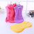 Hot selling creative clothes design towel small towel lovely super absorbent coral Velvet Hanging Cheongsam towel