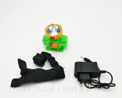 Wy-802 1W aluminum light cup aluminum head rechargeable headlamp of jiugen torch