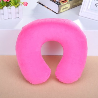 Imitation super inflatable u-shaped pillow neck pillow easy to carry neck pillow