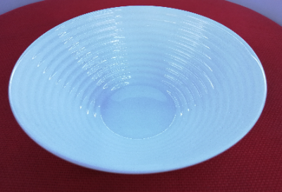 LBWW corrugated bowl of white jade porcelain tempered glass