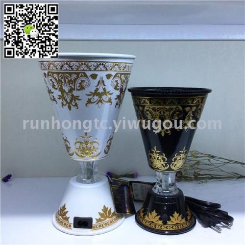 explosion hot-selling new arrival arab alloy plug-in incense burner home decoration crafts