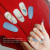 Colorful Bow Pattern 3D Nail Sticker Summer New Color Stereo Nail Stickers