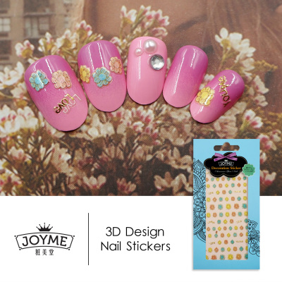 Ocean Series Pattern of 3D Nail Decals Summer New Oversized Sheet Nail Stickers