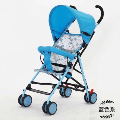 Baby stroller super light folding four-wheel baby car