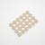 Beautiful absorbent card packaging beige round felt furniture mat anti - slip anti - noise 24PCS