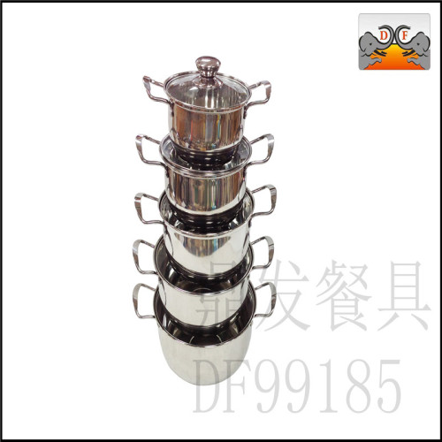 Df99185 Korean Non-Magnetic Pot Set Soup Pot Milk Pot Stew-Pan Stew Pot