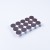 High quality dark brown round felt furniture foot mat anti - slip anti - noise 15PCS