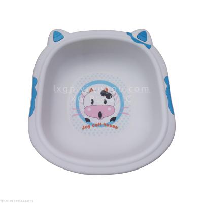 basin big cow washbasin plastic portable bathtub for children cute baby basin XG297