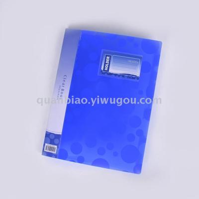 TRANBO with printed 10-60 pockets file folder display book with business card OEM