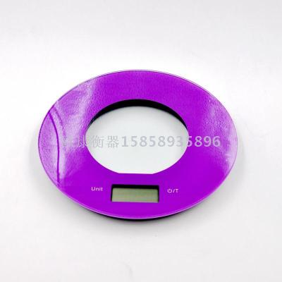 Electronic household kitchen scale/small platform scale/baking scale 5kg/1g high precision tempered glass