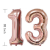 Cross-border independent packaging 40 \"32\" body rose gold digital balloon birthday party decoration aluminum balloon