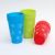 HQ Color Printing Gargle Cup Candy Color Simple Plastic Mouthwash Cup Wave Cup Bathroom Toothbrush Cup