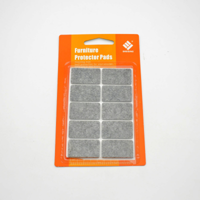 Absorption card packaging grey felt furniture foot pad anti-skid anti-noise floor protection