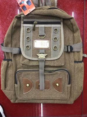 Fashionable cheap canvas backpack