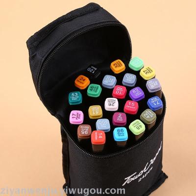 24color Pack Art Mark Pen Double-Ended Markers for Drawing Painting