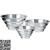 European-style stainless steel salad bowl, bamboo festival bowl, snack bar, fruit bowl, high-end salad bowl