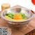 European-style stainless steel salad bowl, bamboo festival bowl, snack bar, fruit bowl, high-end salad bowl