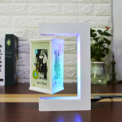 Maglev photo frame three - sided photo frame creative modern suspension photo frame household items