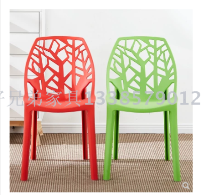 Modern Minimalist Eames Casual Plastic Chair Fashion Home Backrest Office Meeting Chair Adult Chair