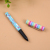 Transparent plastic tube packaging cute little pure and fresh style ball pen With the design of cap
