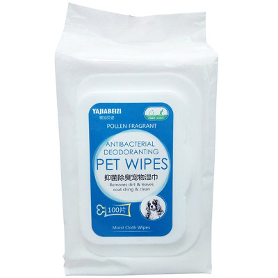 Pet products bacteriostatic deodorizing Pet wipes wholesale