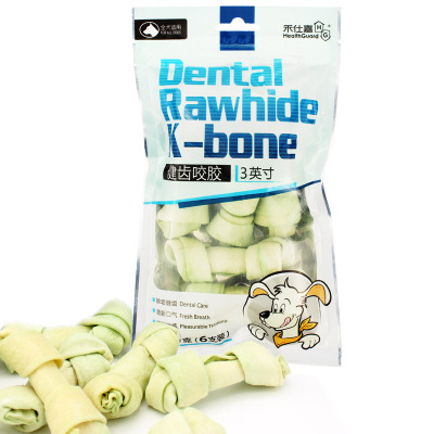 Pet supplies wholesale Pet toys snacks gelatinize teeth cleaning bone 3-inch dental-building bone wholesale