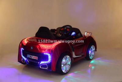 Children's electric four-wheeler electric car remote control children's toy car Mercedes BMW convertible car