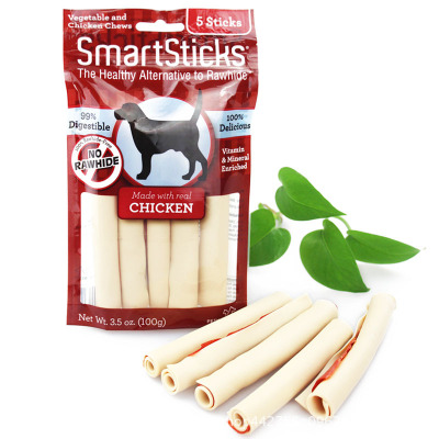 Pet food snack insulation gum cleanser bone chicken roll