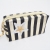 The new star stripe prince bag big capacity lady hand carry make up bag conveniently receive factory direct sale