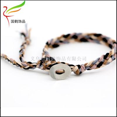 Pure handmade alloy buckle bracelet