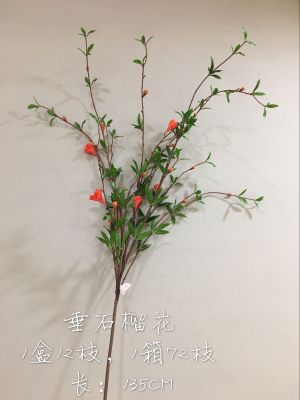 LAN jin (flower know flower industry) hang pomegranate flower
