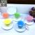 Color earth coffee set, embossed macaron cup and saucer, manufacturers direct sales