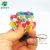 Mini 4.0 colored beads key ring grape ball extrude to release the ball of water ball color burst pinching ball