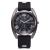 Foreign trade new style fashionable hot sale big watch plate gun black sport personality silicone band  watch 8