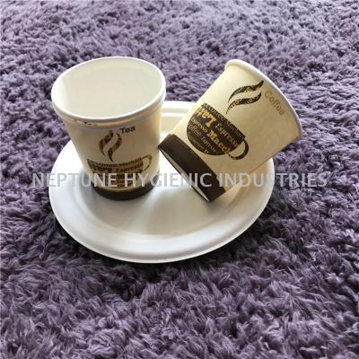 9oz disposable paper cup wholesale foreign trade special price qingshi thickening 220ML hot water drink cup