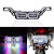 Motorcycle LED flash tail light colorful running horse brake light warning lights