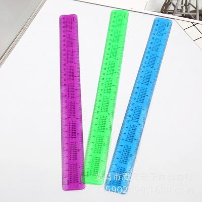 Bin bin-bin stationery 30cm wholesale supply times table plastic color tape student stationery