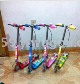 Hand brake 3 roller skis buggy