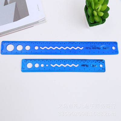 Bin bin-bin stationery factory direct selling ruler for students supplies ruler wholesale letter template drawing ruler