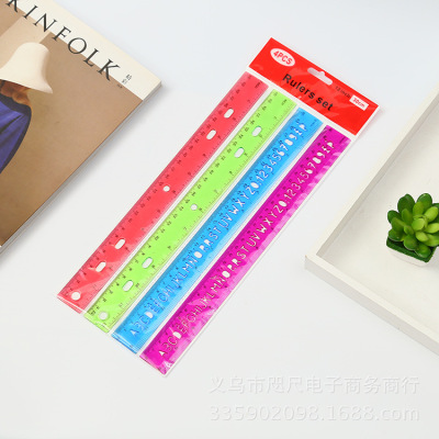 Creative ruler lovely student ruler of 30cm student stationery supplies wholesale