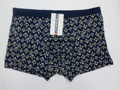 Man‘an Men‘s Underwear Printed Collagen Regenerated Fiber Milk Silk， Soft Comfortable Boxers Wholesale