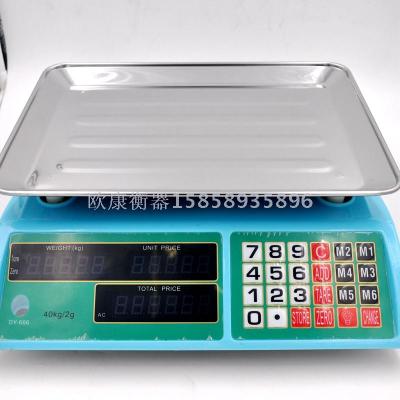 commercial precision selling vegetables household weighing small 40kg price fruit kitchen platform scale