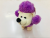 Cute stuffed dog pendant doll key ring car key hair ball pendant key chain