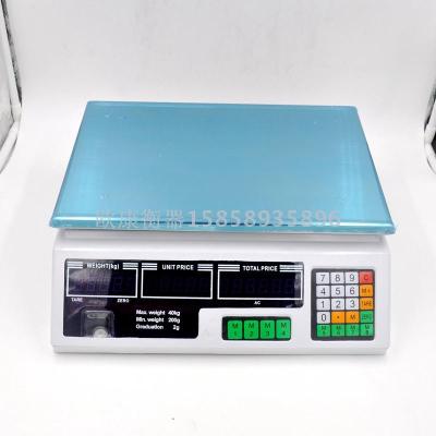 The electronic scale business  40KG small  scale 0.01 weighing household kitchen sells vegetables and fruits