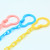 Drop-Preventing Chain Plastic Fork Baby Silicone Pacifier Clip Fork Teether Chain Fork Clip Nipple Accessories Wholesale